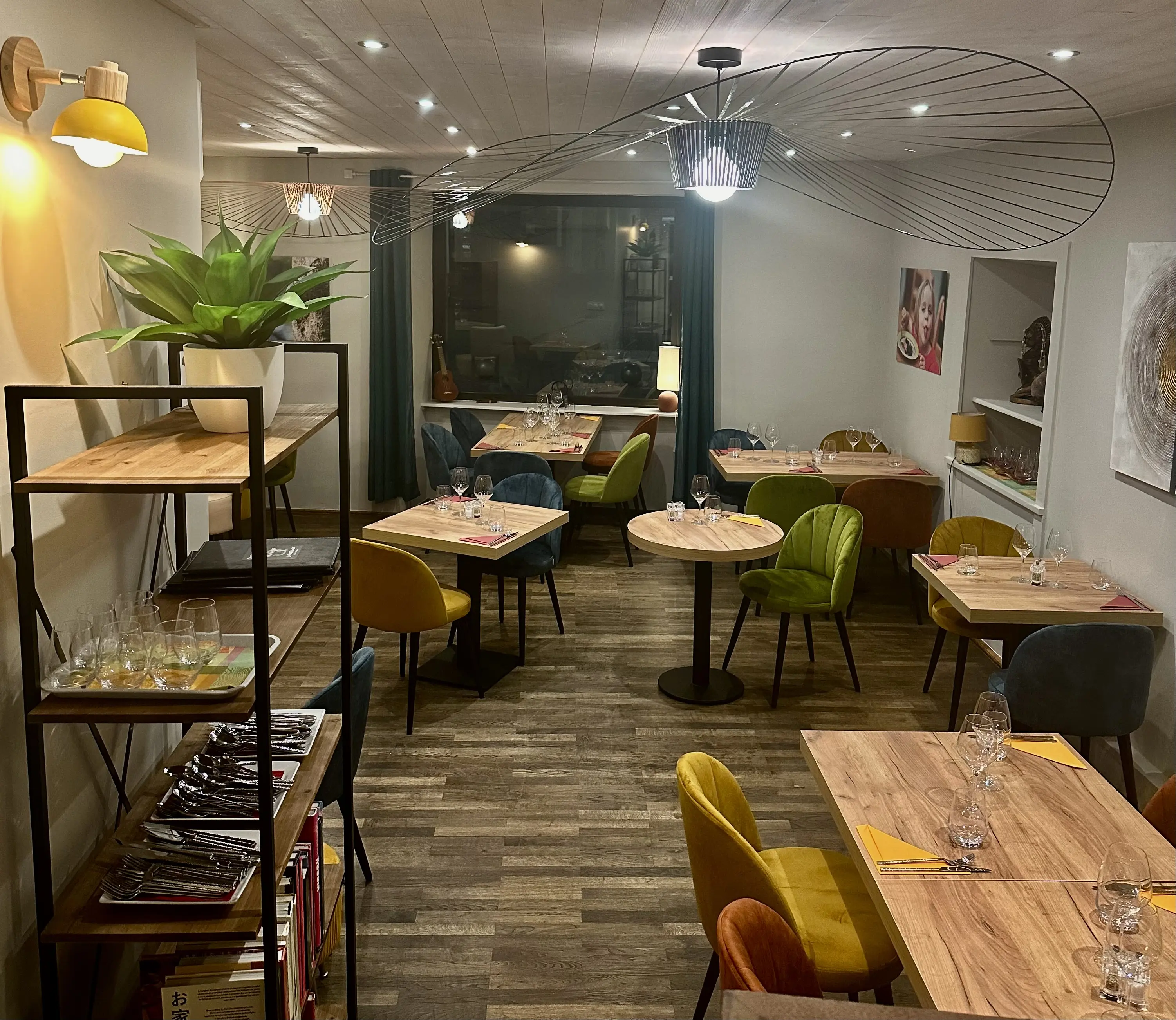 Intérieur du restaurant La Petite Marmite